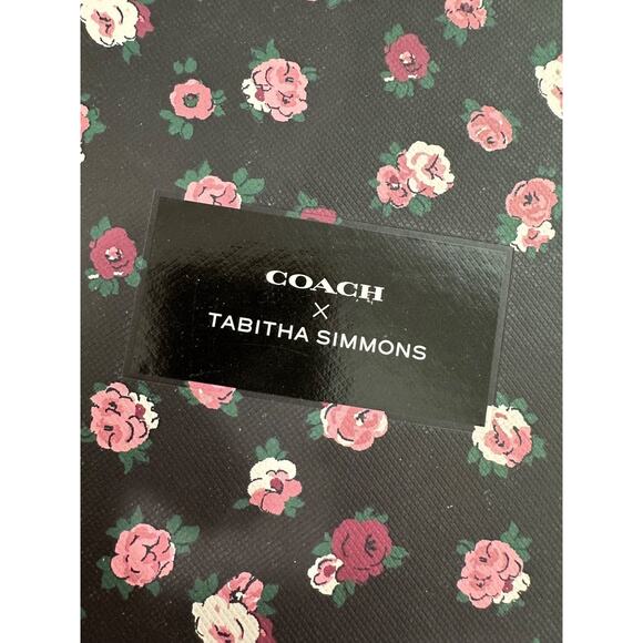 Coach x Tabitha Simmons Lace Up Bootie Womens Size 7.5 Victorian Witchy Black - Picture 9 of 10